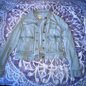 Light wash jean jacket